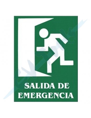 Cartel PVC 40x30 salida de emergencia