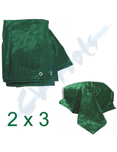 Toldo polietileno 2x3 verde 120 gr.