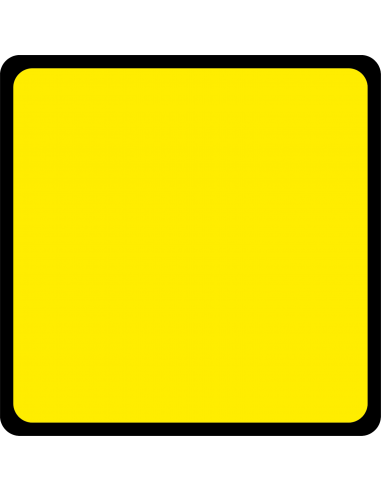 Cuadrado MOPT 40 cm amarillo Reflex 1...
