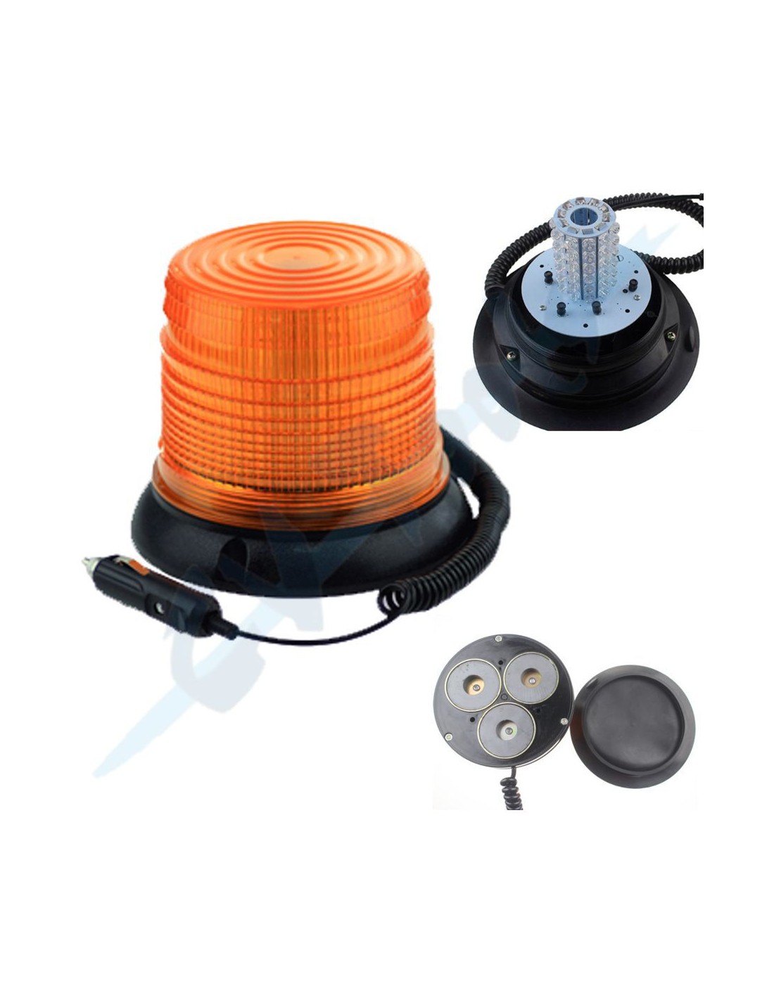 Rotativo LED naranja 