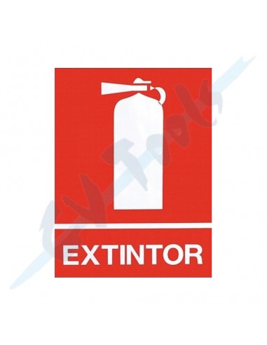 Adhesivo 11x15 extintor