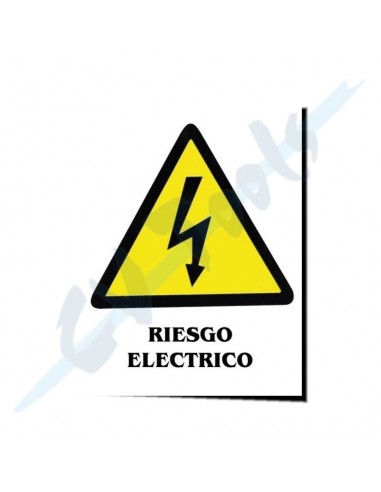 Adhesivo 11x15 Riesgo electrico