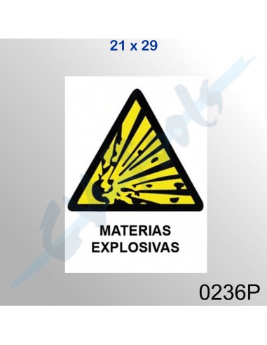 Catel PVC 21x29 Materias explosivas