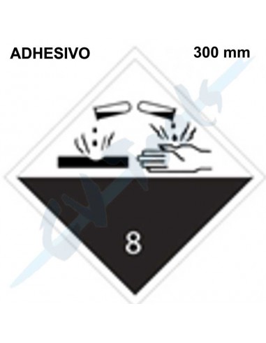 Adhesivo señalización ADR mercancías...