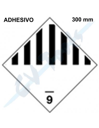 Adhesivo señalización ADR mercancías...