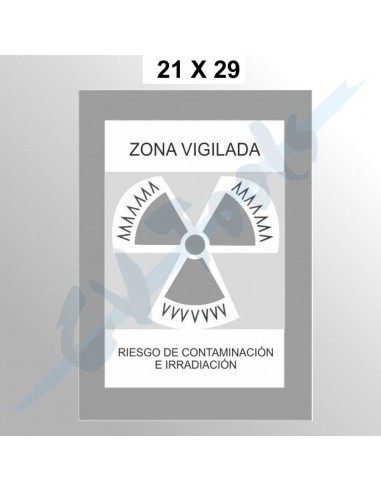 Cartel PVC 21x29 cm gestión de...