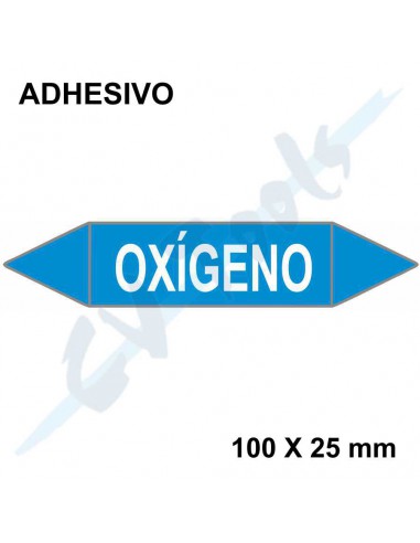 Adhesivos identificación tuberías UNE...