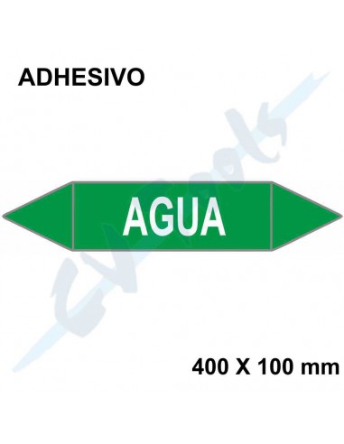 Adhesivos identificación tuberías UNE...