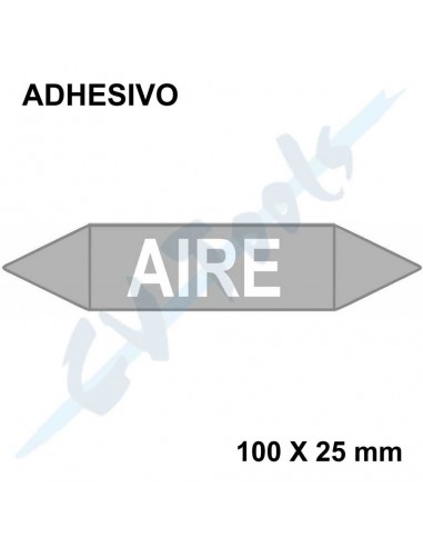 Adhesivos identificación tuberías UNE...