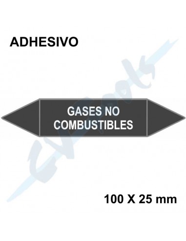 Adhesivos identificación tuberías UNE...