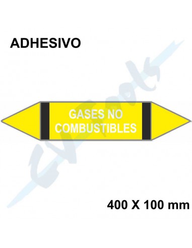 Adhesivos identificación tuberías UNE...