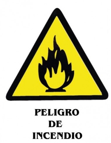 Adhesivo 11x15 Peligro de incendio